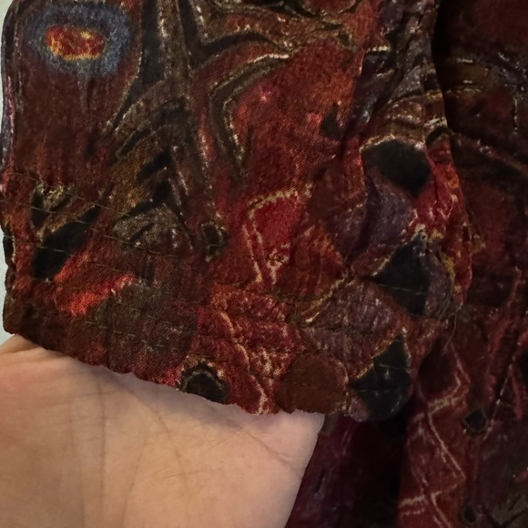 Chico's Multicolor Patterned Blouse - Picture 4 of 5